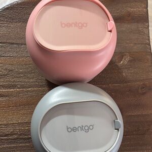 Bentgo Pink and Gray Lunch Containers